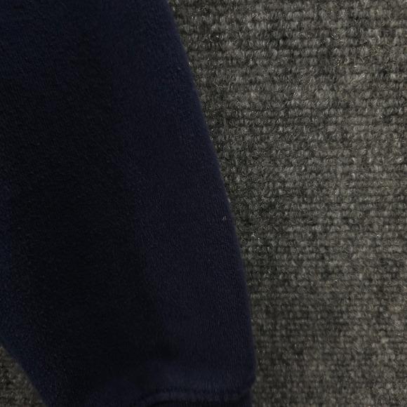 West Virginia Mountaineers Sweatshirt Mens Medium Blue Embroidered Colosseum - Picture 12 of 14